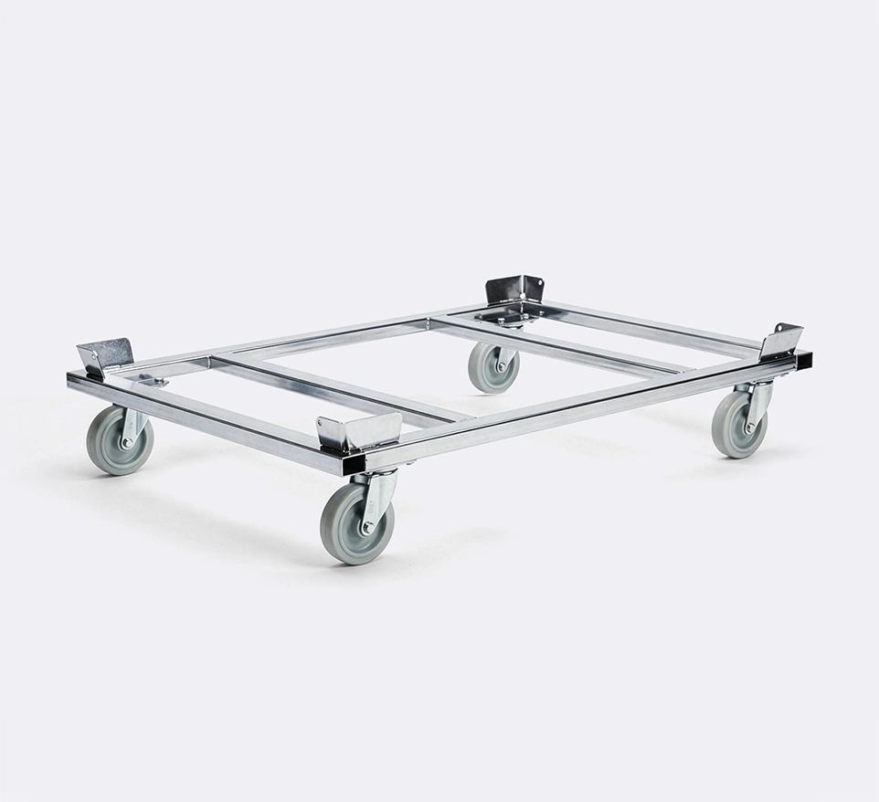 BLOKSMA Produktionslogistik Bodenroller ISO-Norm 1200x1000 Fertigung