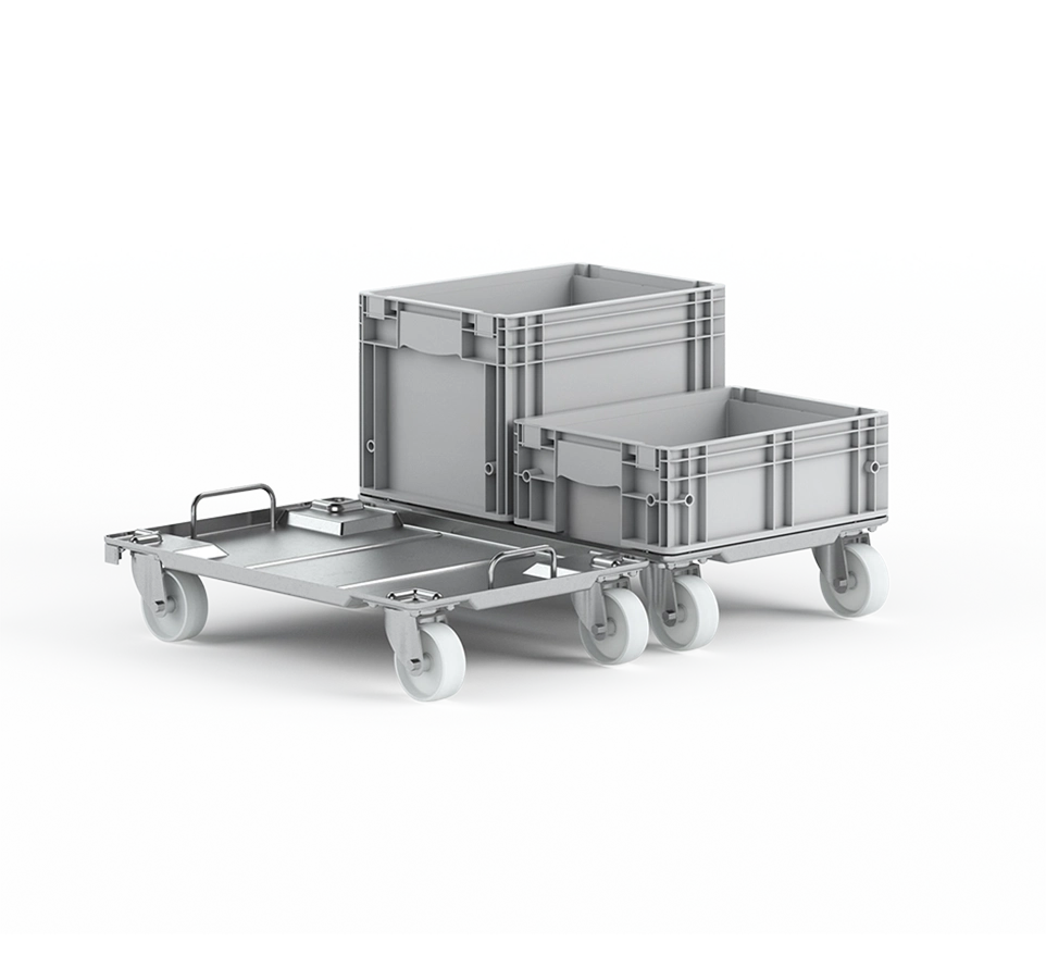Bodenroller von BLOKSMA für den innerbetrieblichen Materialtransport in der Fertigung